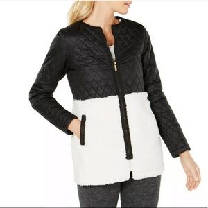 Calvin Klien quilted Sherpa jacket